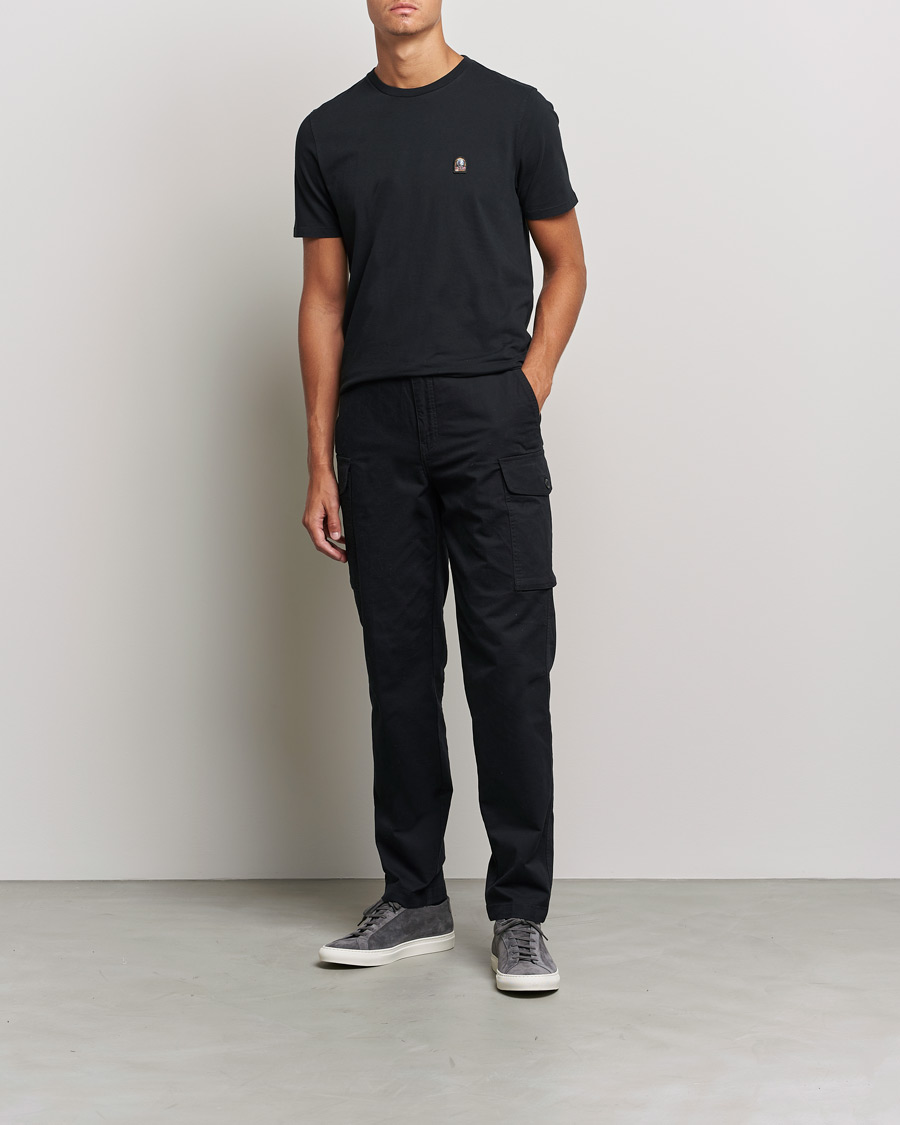 Herr | T-Shirts | Parajumpers | Basic Cotton Tee Black