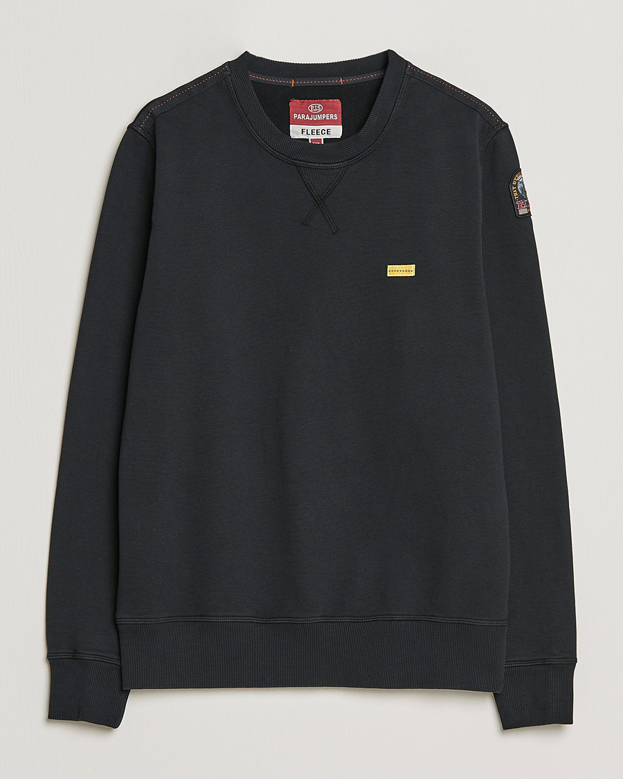 Herr |  | Parajumpers | Basic Cotton Fleece Sweatshirt Black