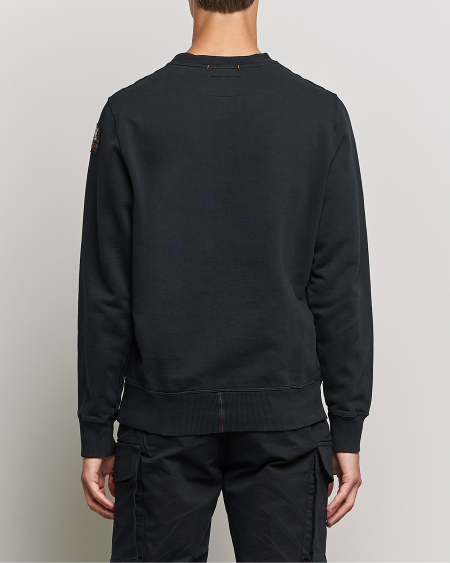 Herr | Tröjor | Parajumpers | Basic Cotton Fleece Sweatshirt Black