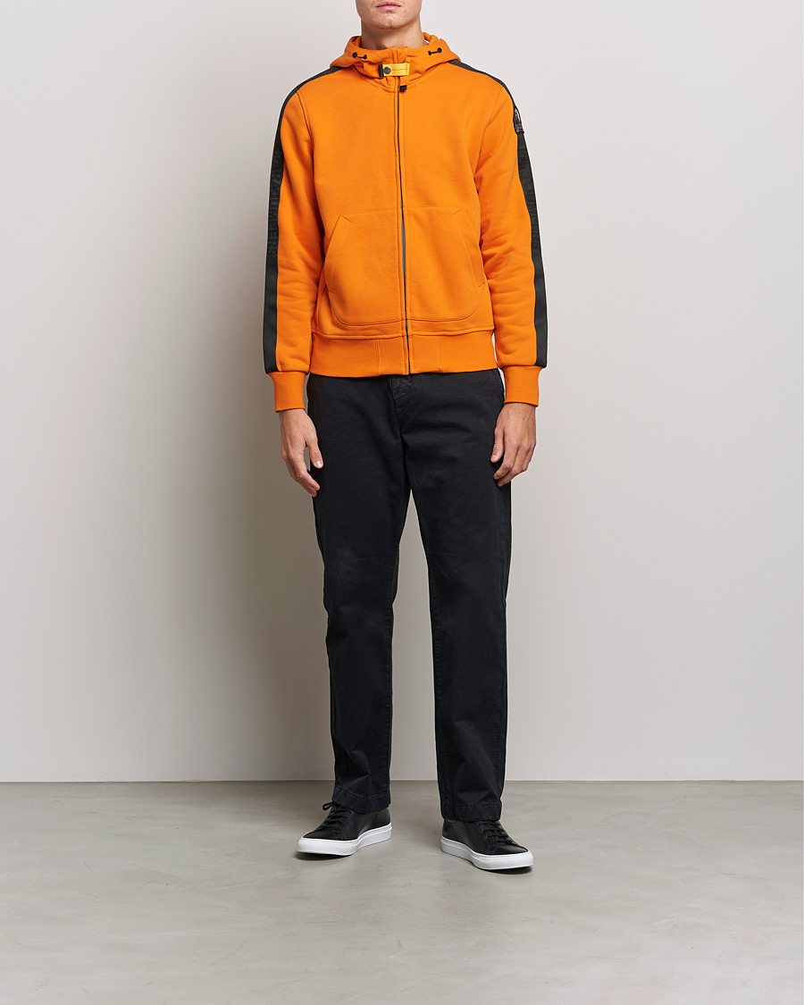 Herr | Tröjor | Parajumpers | Aldrin Full-Zip Hoodie Marigold