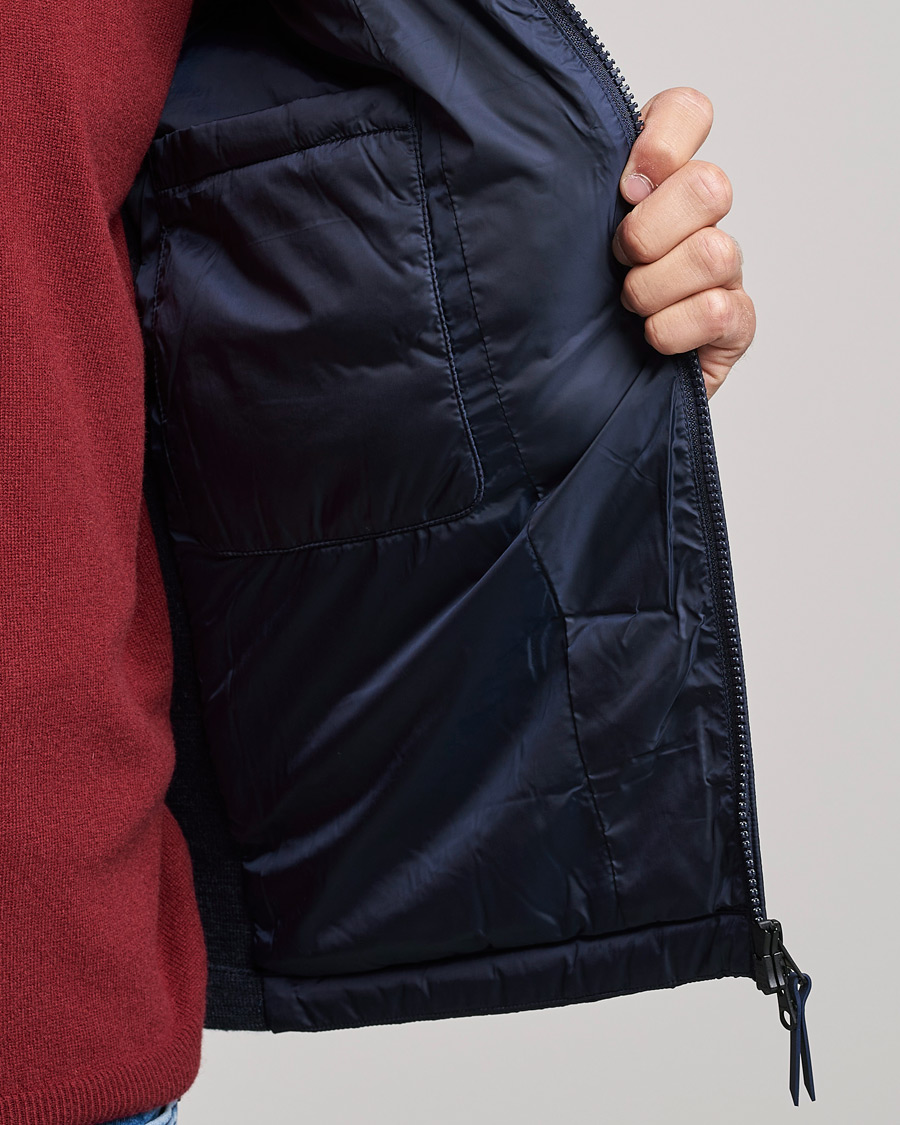 Herr | Jackor | GANT | Mixed Media Light Padded Gilet Evening Blue