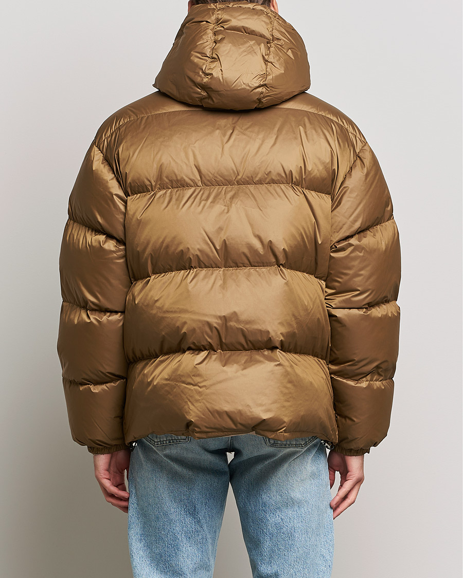 Herr | Jackor | GANT | Shiny Puffer Hooded Jacket Toffee Beige