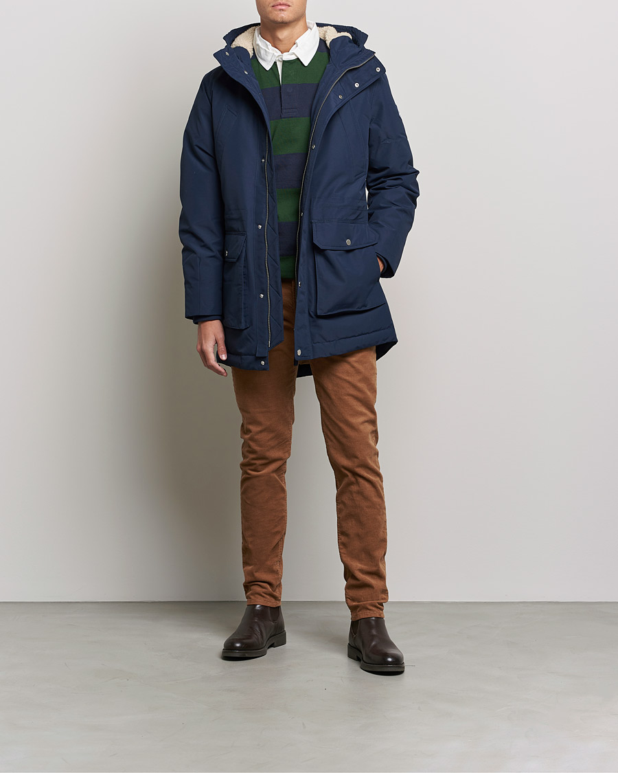 Herr | Jackor | GANT | The Everyday Parka Marine