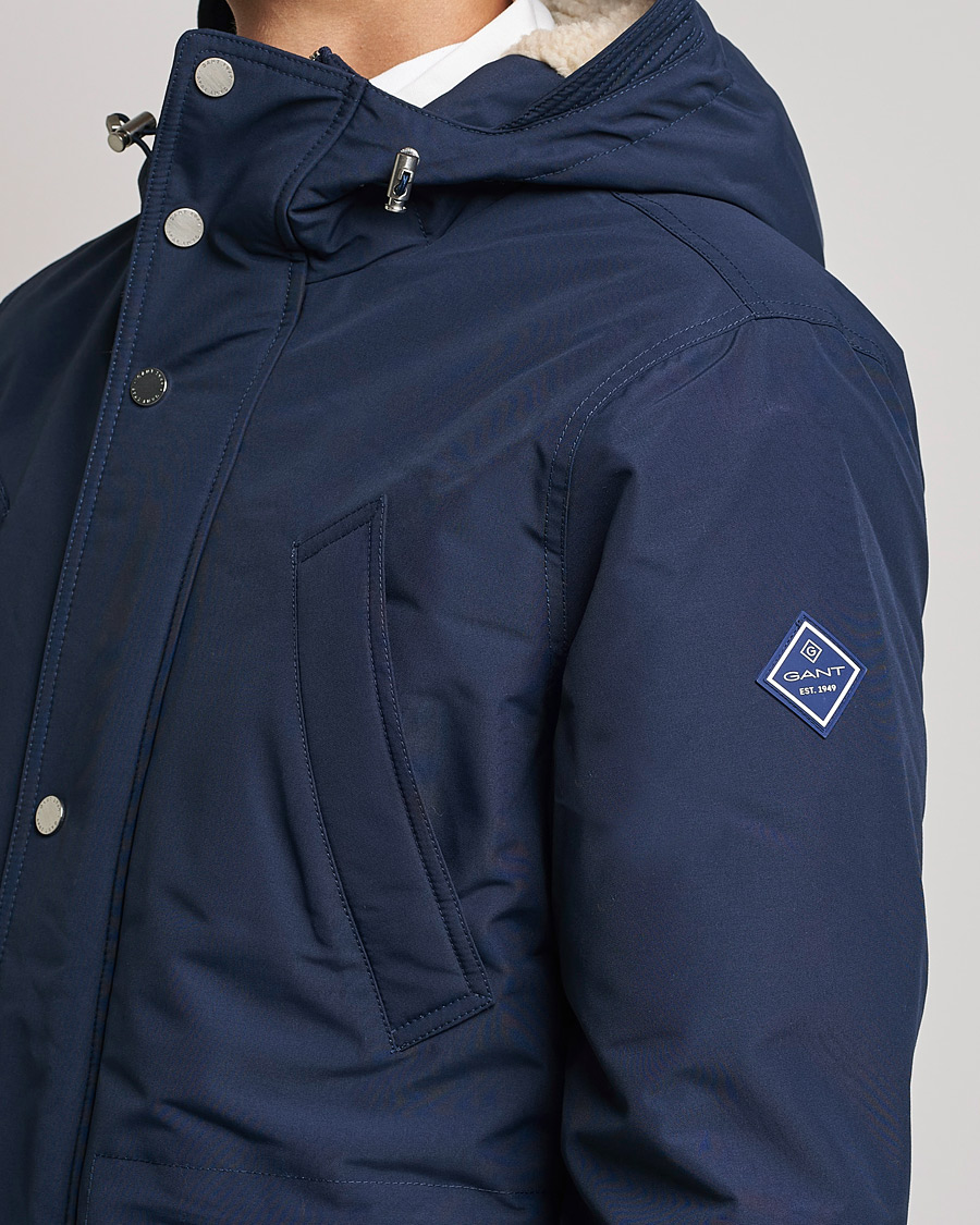 Herr | Jackor | GANT | The Everyday Parka Marine