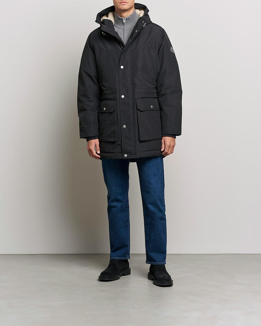 Herr | Jackor | GANT | The Everyday Parka Black