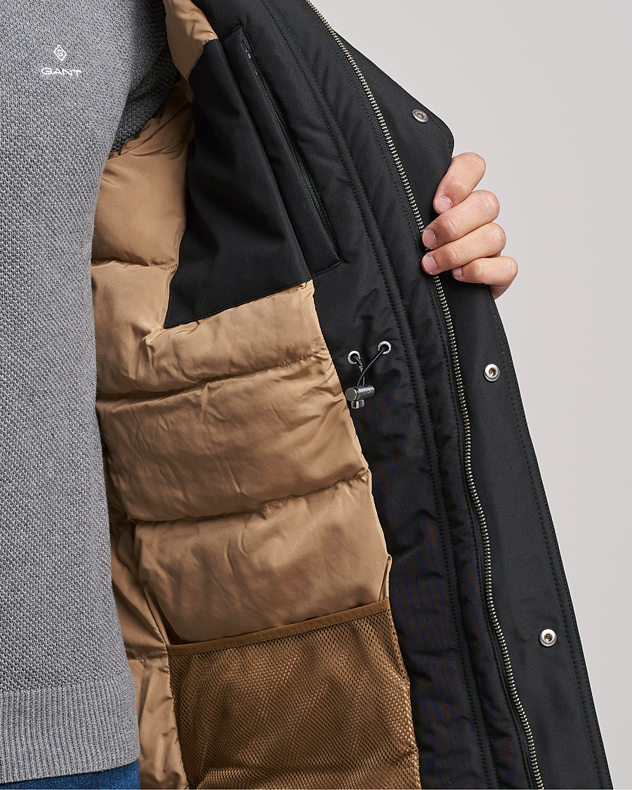 Herr | Jackor | GANT | The Everyday Parka Black
