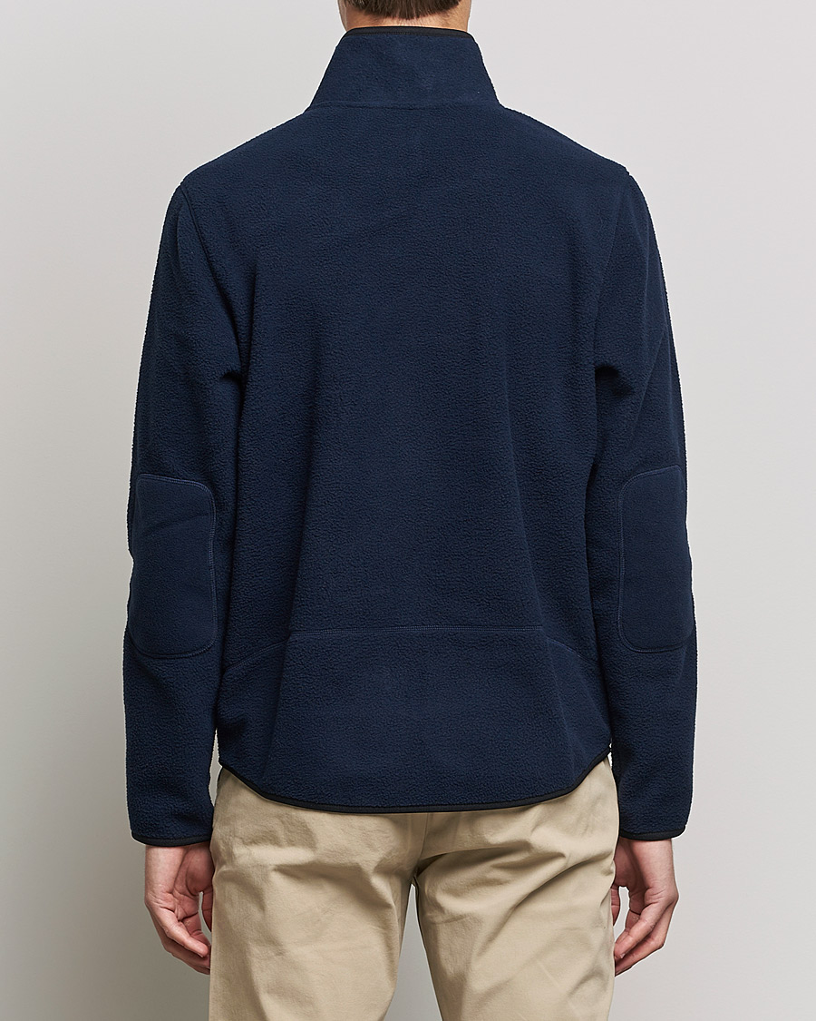 Herr | Tröjor | GANT | Sherpa Fleece Full Zip Evening Blue