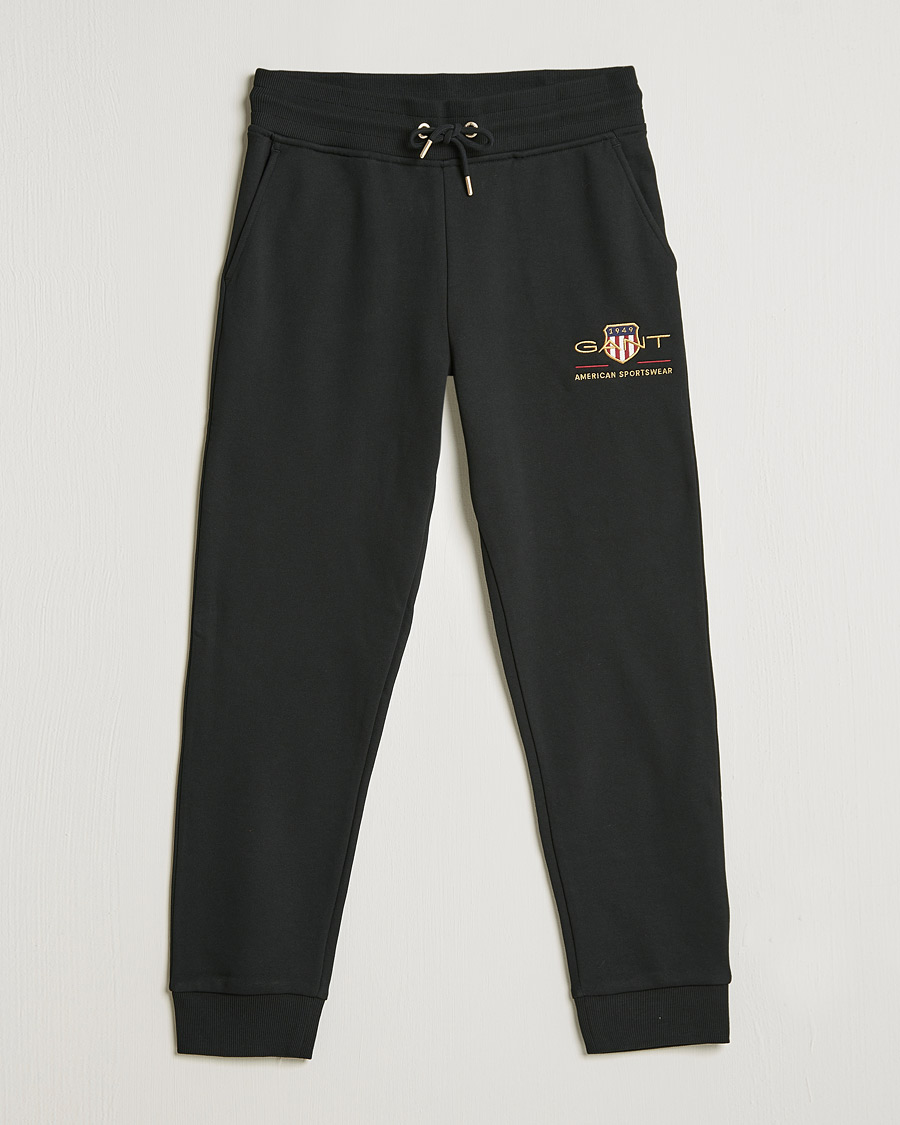 Herr | Byxor | GANT | Archive Shield Sweatpants Black