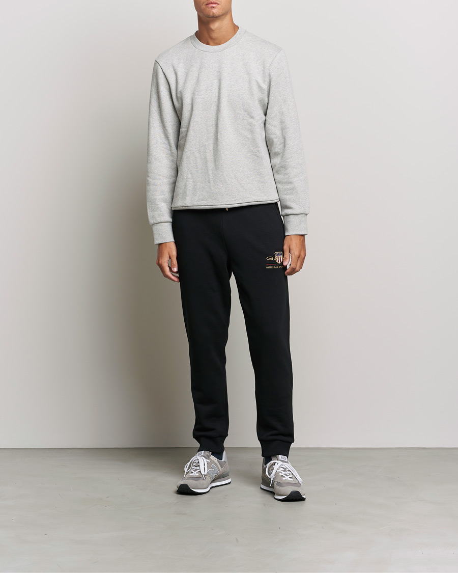 Herr | Byxor | GANT | Archive Shield Sweatpants Black