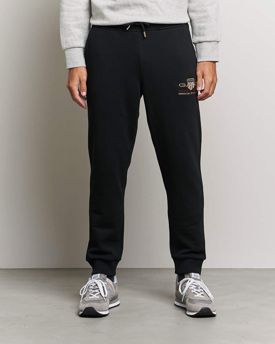Herr | Byxor | GANT | Archive Shield Sweatpants Black
