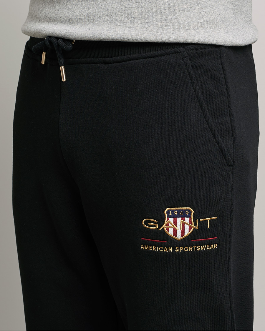 Herr | Byxor | GANT | Archive Shield Sweatpants Black