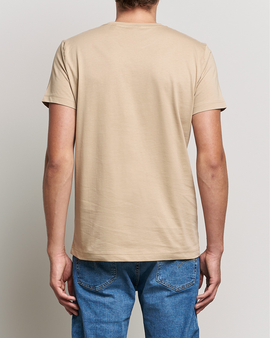 Herr | T-Shirts | GANT | The Original T-shirt Hazelwood Beige