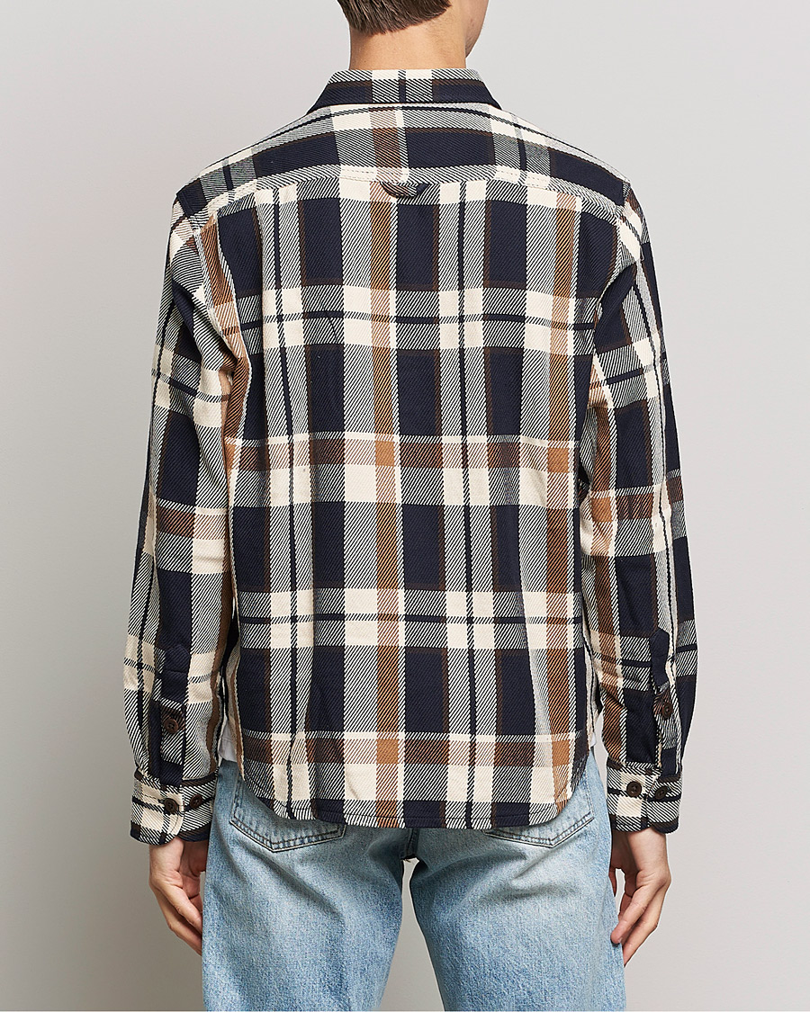Herr | Skjortor | GANT | Checked Overshirt Vintage Cream