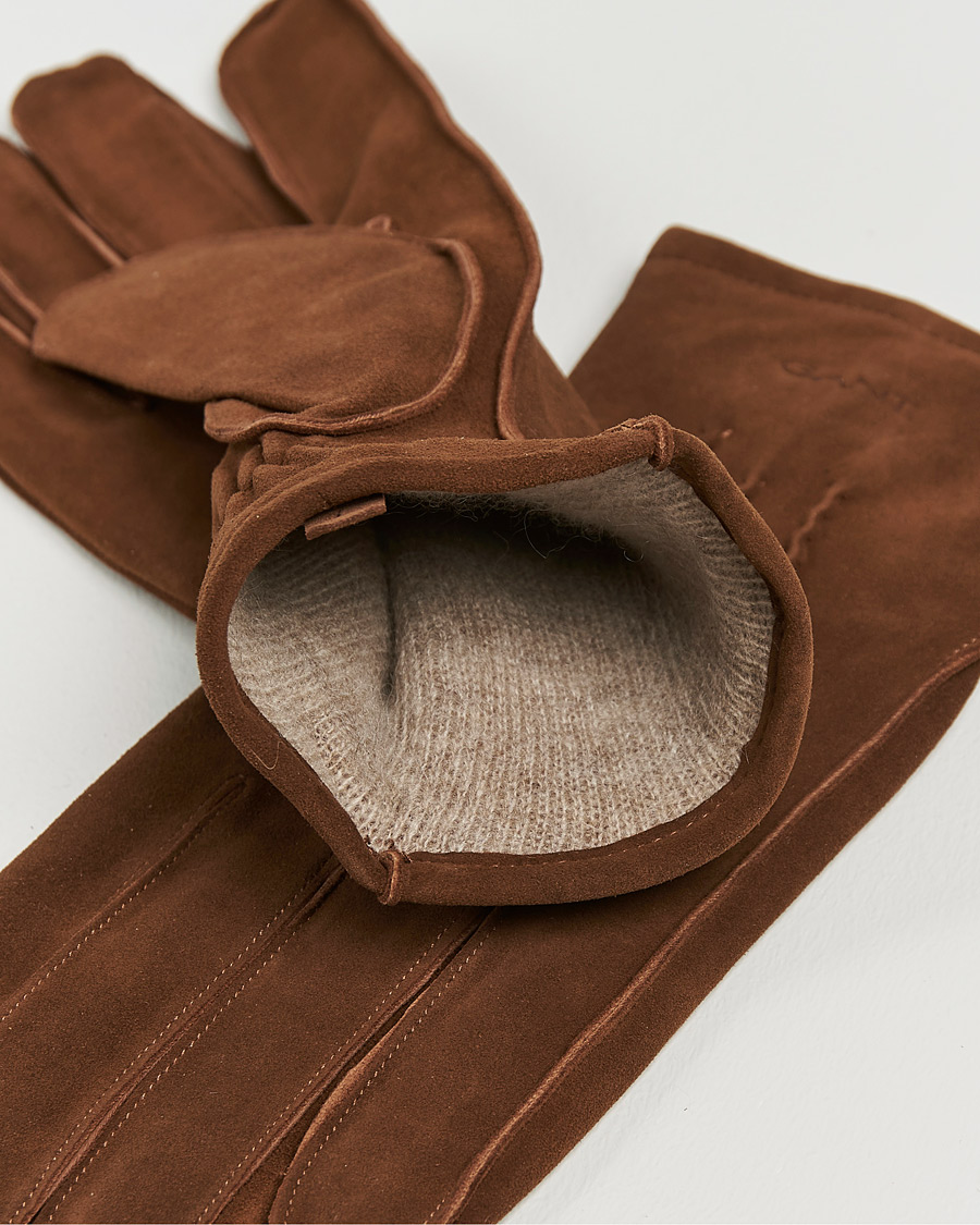 Herr | | GANT | Classic Suede Gloves Clay Brown
