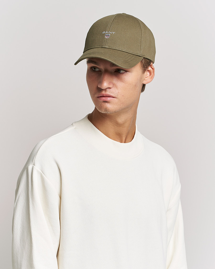 Herr | GANT Original Shield Cap Hunter Green | GANT | Original Shield Cap Hunter Green