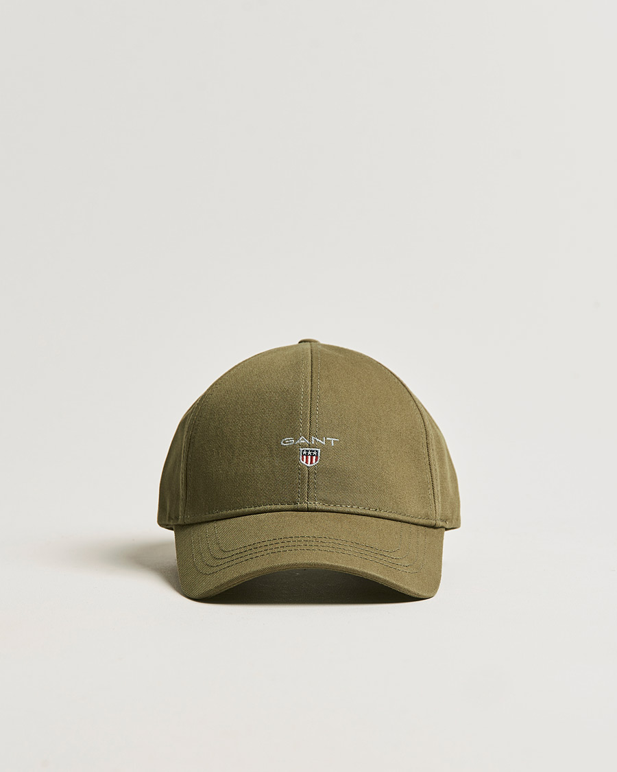 Herr | GANT Original Shield Cap Hunter Green | GANT | Original Shield Cap Hunter Green