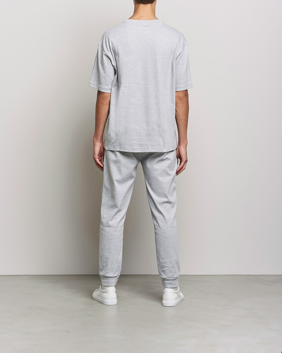 Herr | Pyjamas & Morgonrockar | GANT | Premium Loungewear Set Light Grey Melange