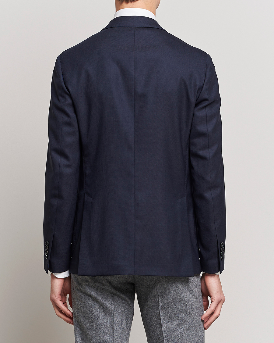 Herr | Kavajer | Lardini | Patch Pocket Wool Blazer Navy