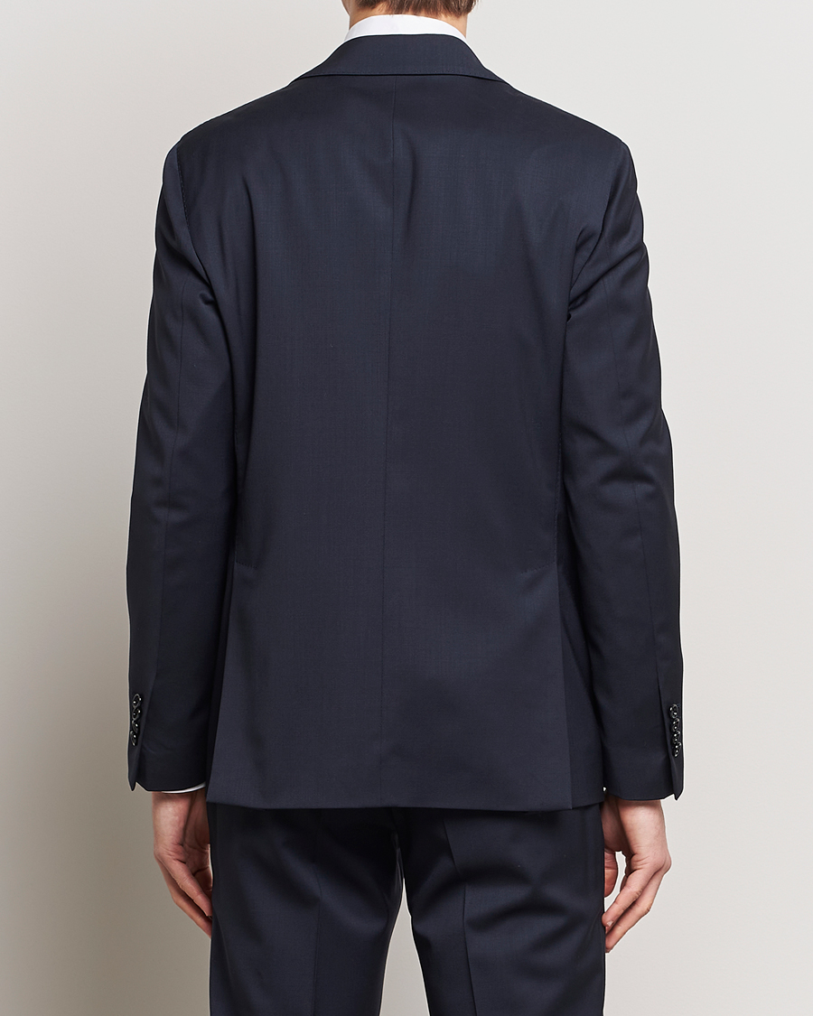 Herr | Kavajer | Lardini | Two Button Wool Blazer Navy