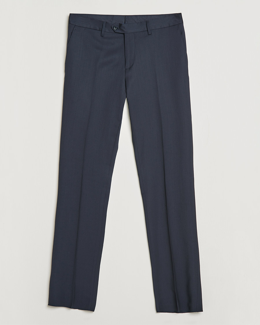 Herr | Byxor | Lardini | Wool Trousers Navy