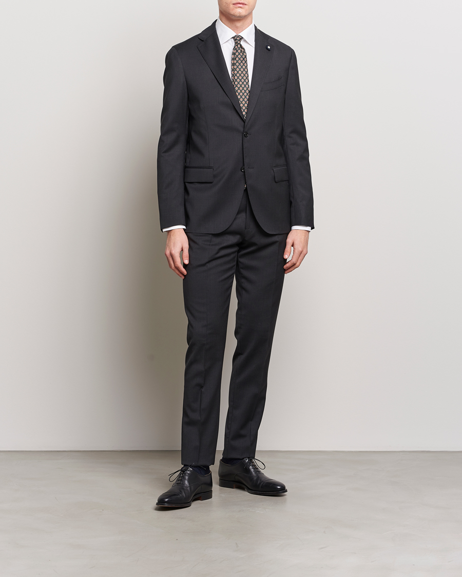 Herr | Kostymer | Lardini | Wool Trousers Grey