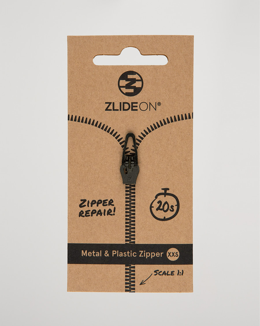 Herr | Klädvård | ZlideOn | Normal Plastic & Metal Zipper Black XXS