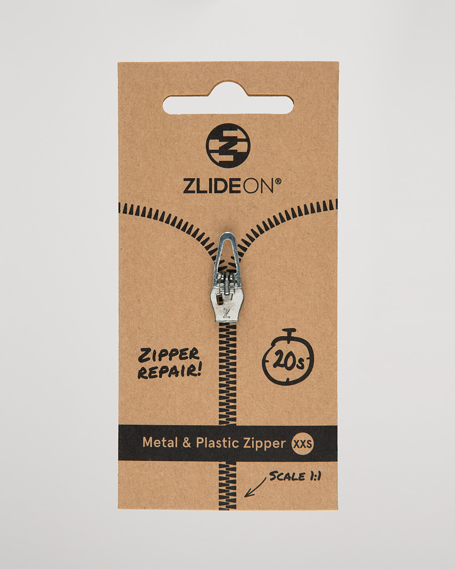Herr |  | ZlideOn | Normal  Plastic & Metal Zipper Silver XXS 