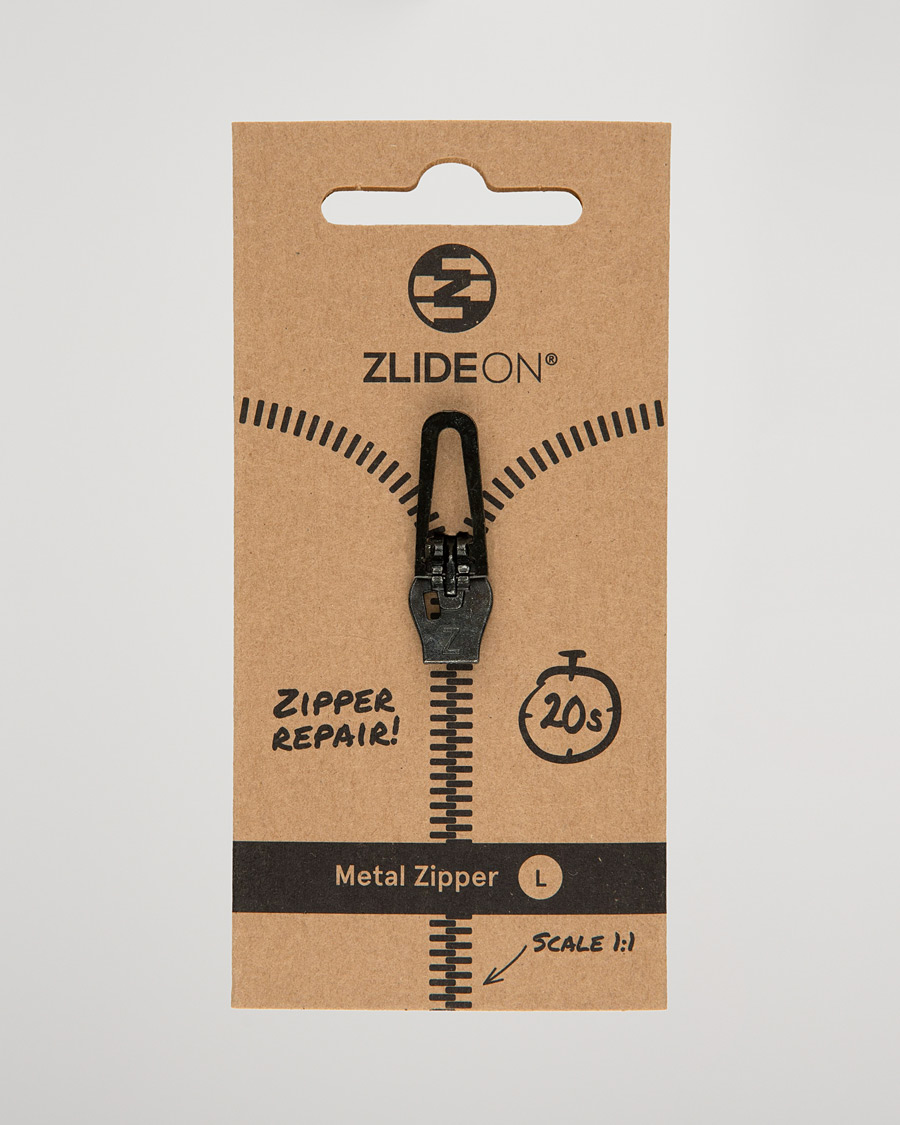 Herr | Klädvård | ZlideOn | Normal Metal Zipper Black L