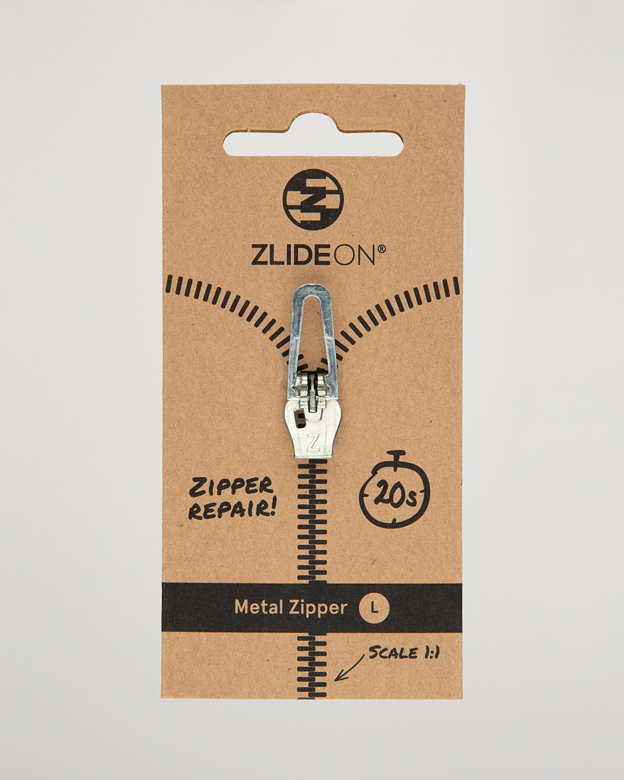 Herr | Klädvård | ZlideOn | Normal Metal Zipper Silver L