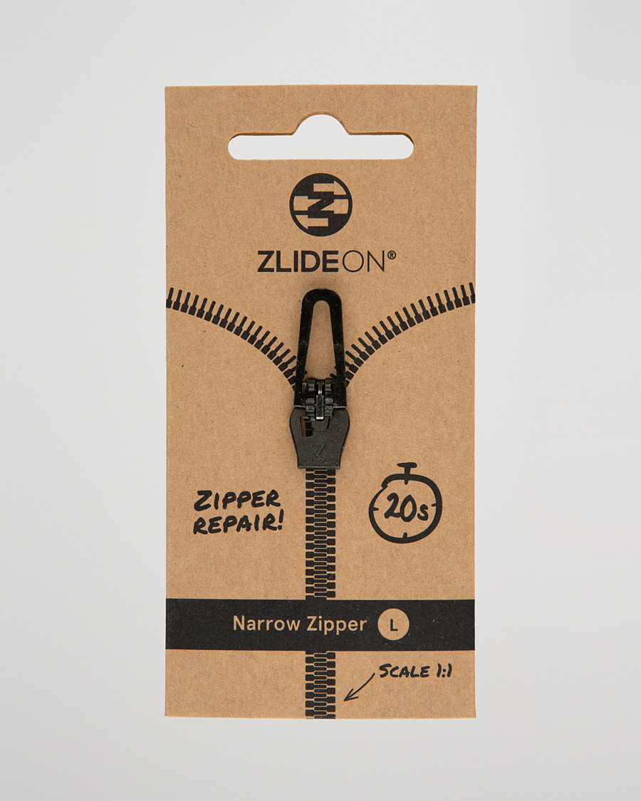 Herr | Klädvård | ZlideOn | Narrow Zipper Black L