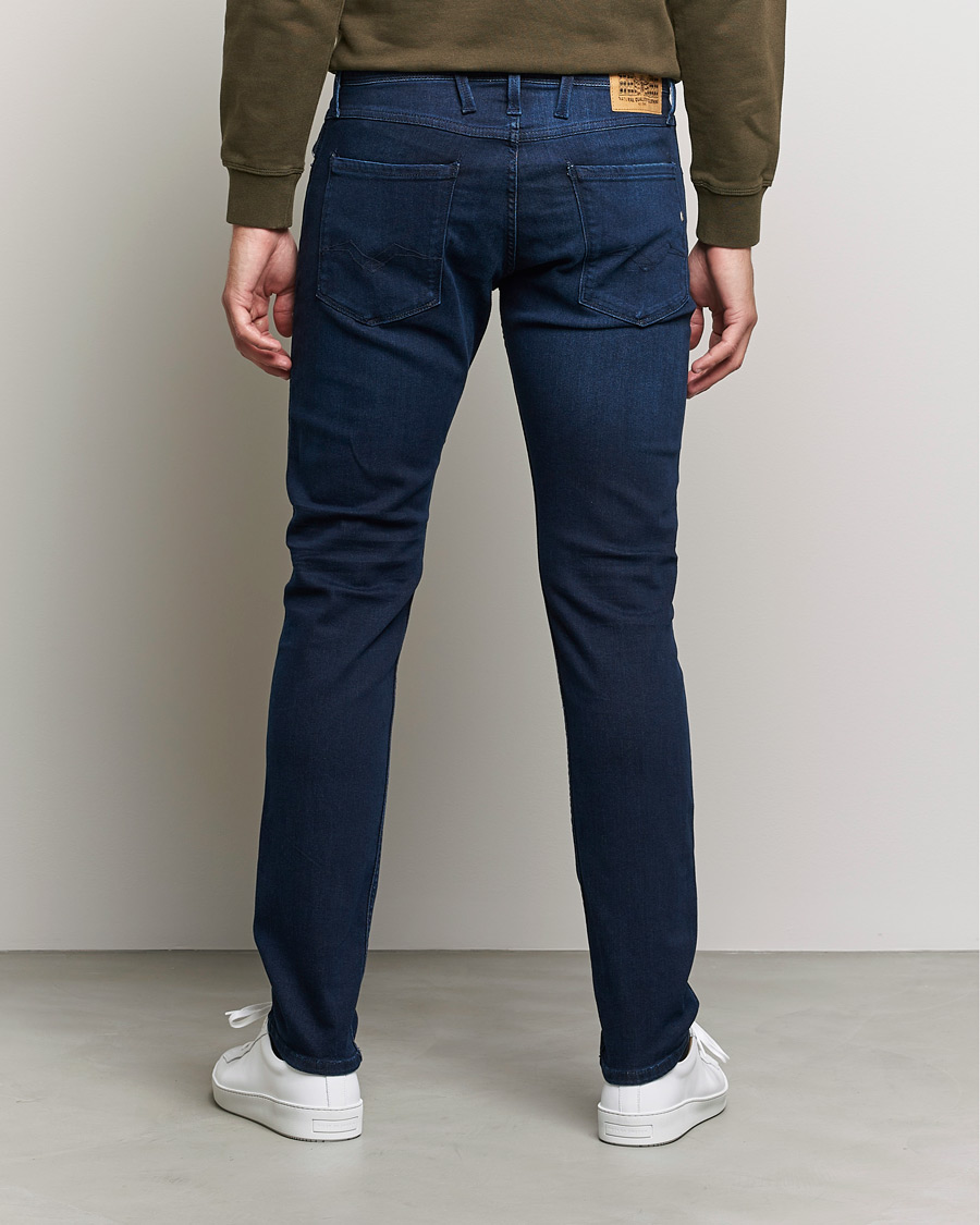 Herr | Jeans | Replay | Anbass Powerstretch Jeans Dark Blue