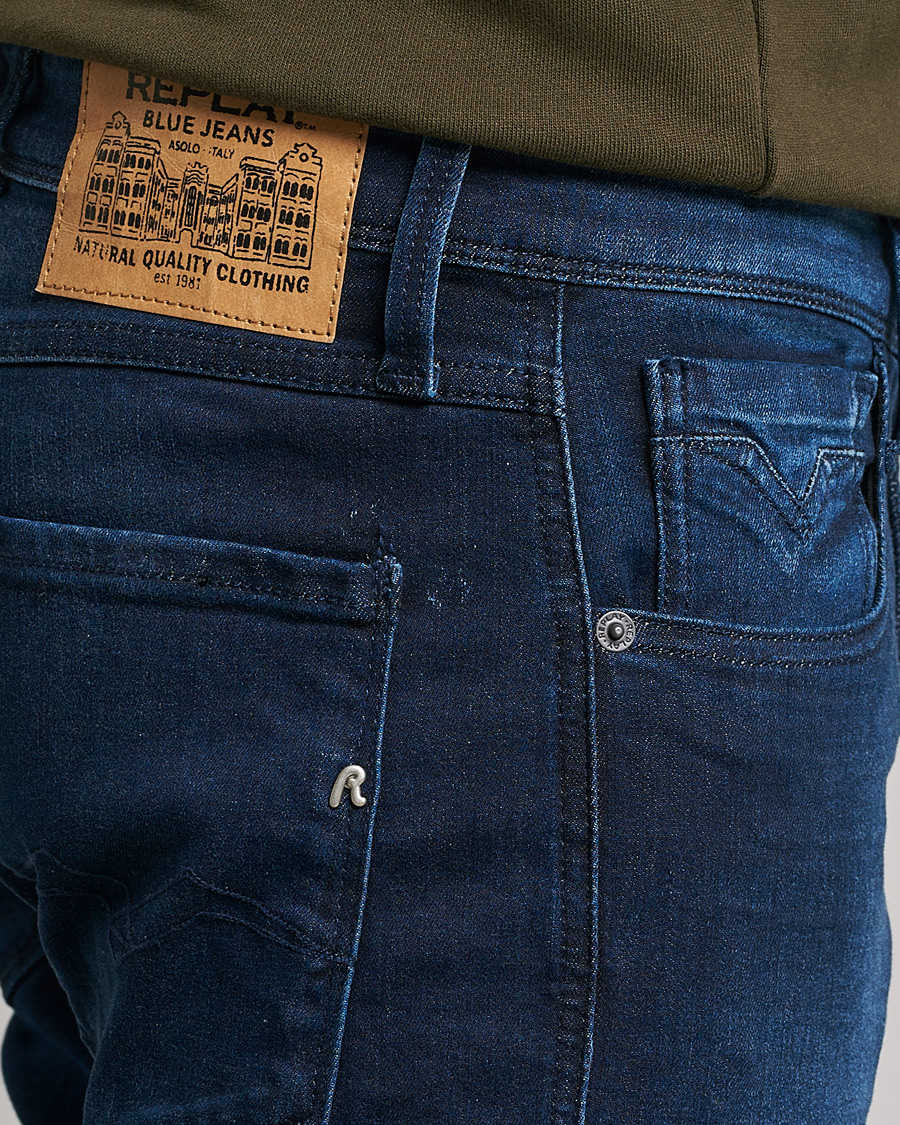 Herr | Jeans | Replay | Anbass Powerstretch Jeans Dark Blue