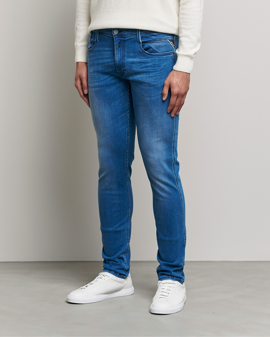 Herr | Jeans | Replay | Anbass Powerstretch Jeans Medium Blue