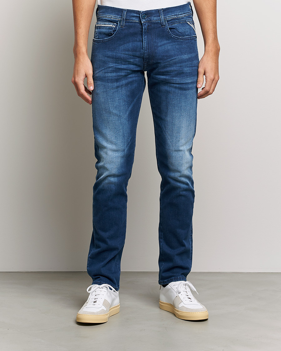 Herr | Jeans | Replay | Grover Hyperflex Jeans Medium Blue