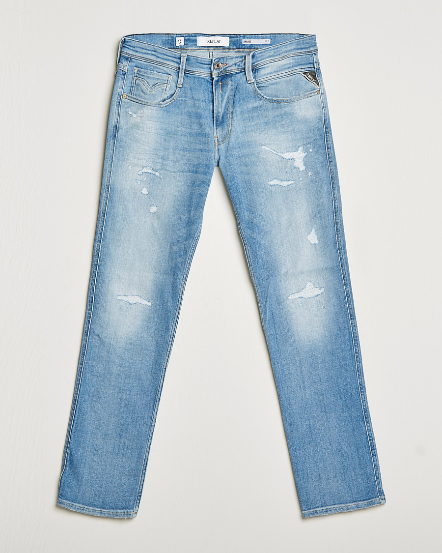 Herr | Jeans | Replay | Anbass 10 Years Wash Jeans Light Blue