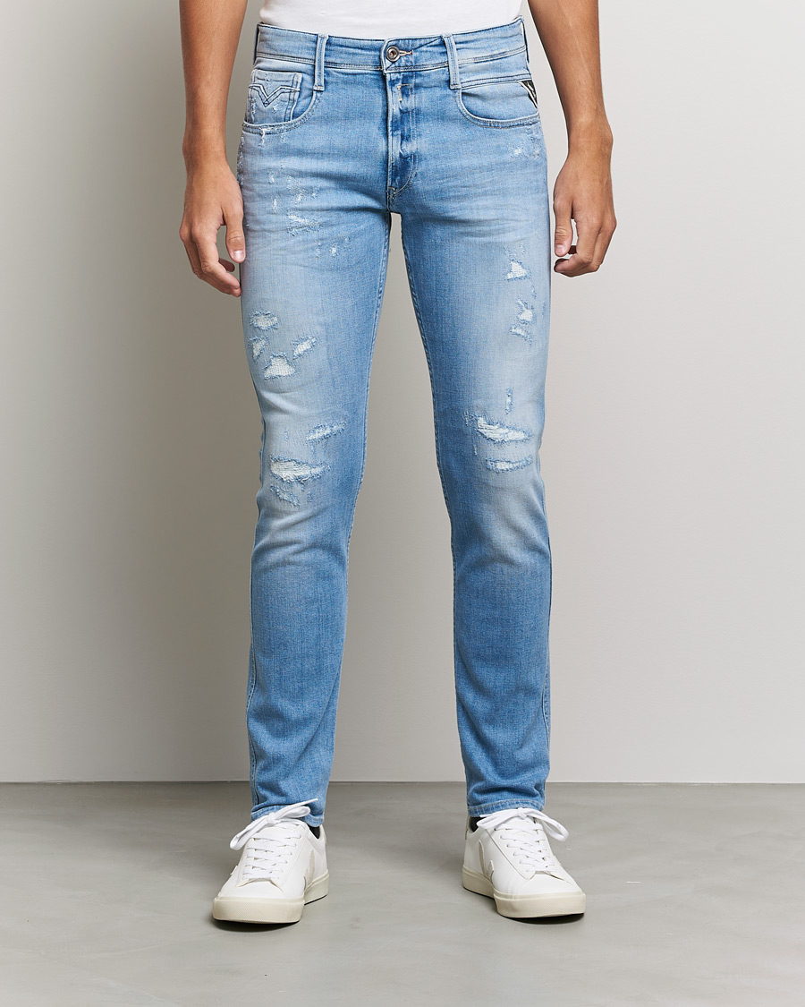 Herr | Jeans | Replay | Anbass 20 Years Wash Jeans Light Blue