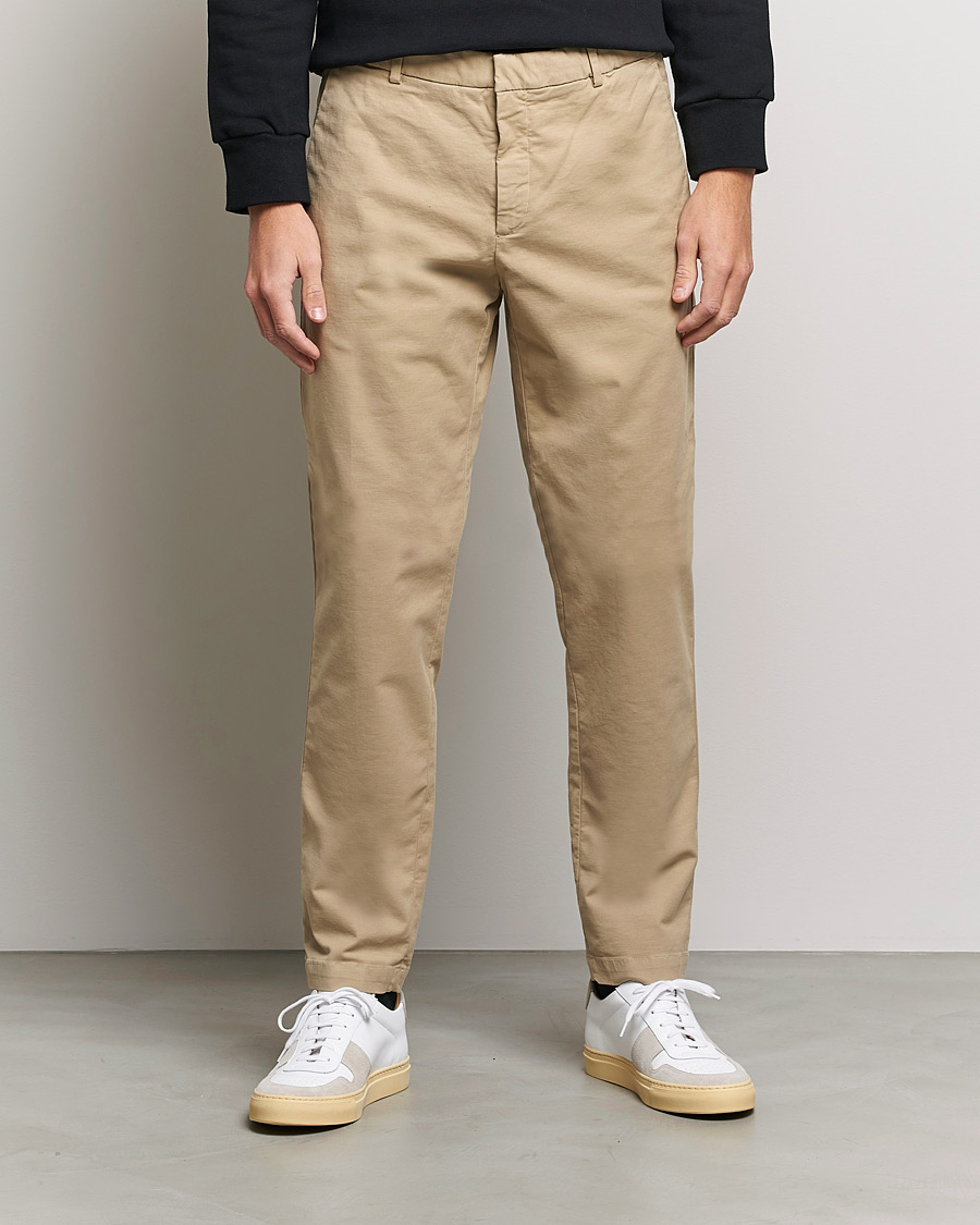 Herr | Byxor | Replay | Sartoriale Comfort Stretch Chinos Light Khaki