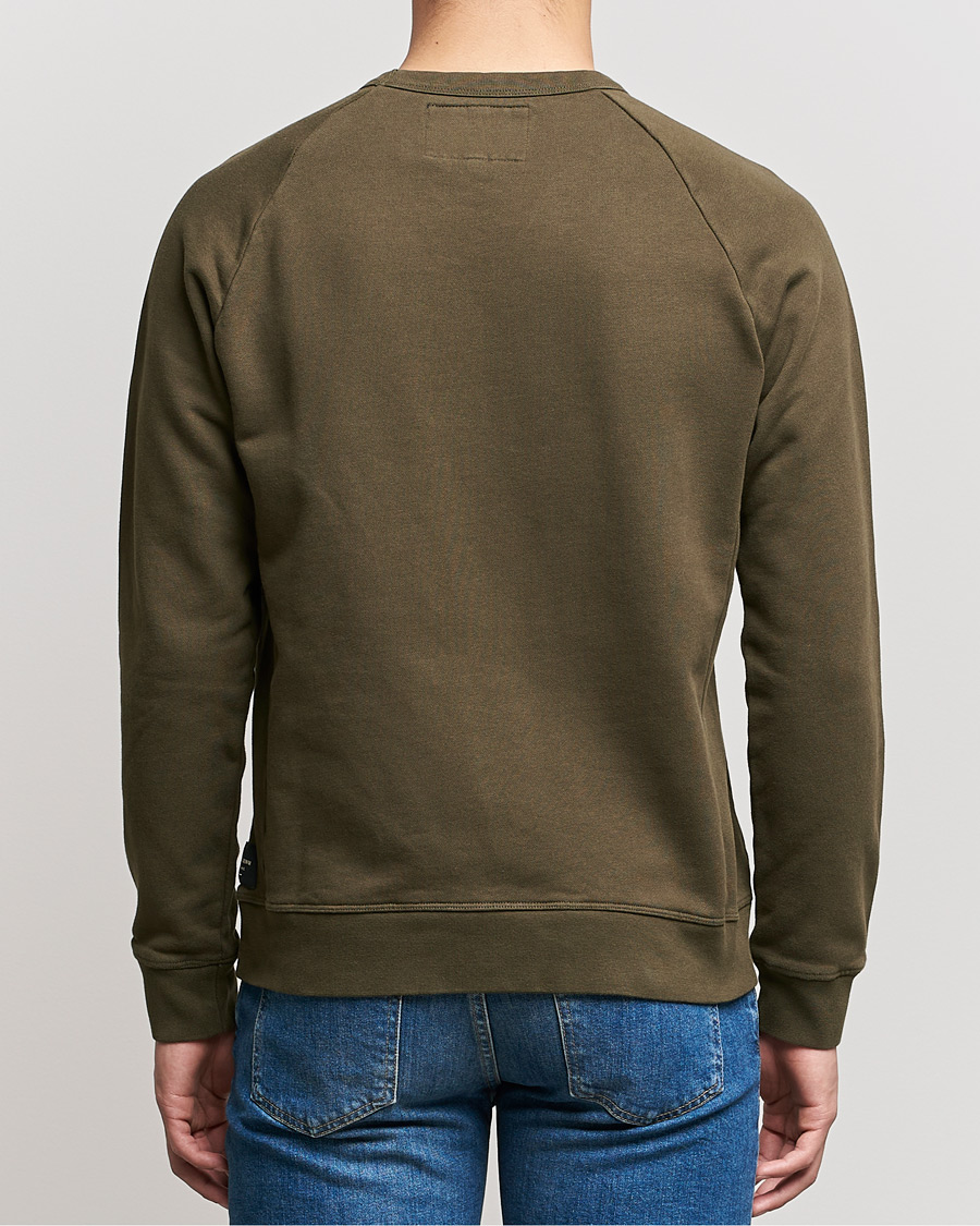 Herr | Tröjor | Replay | Sartoriale Jersey Crew Neck Sweatshirt Military