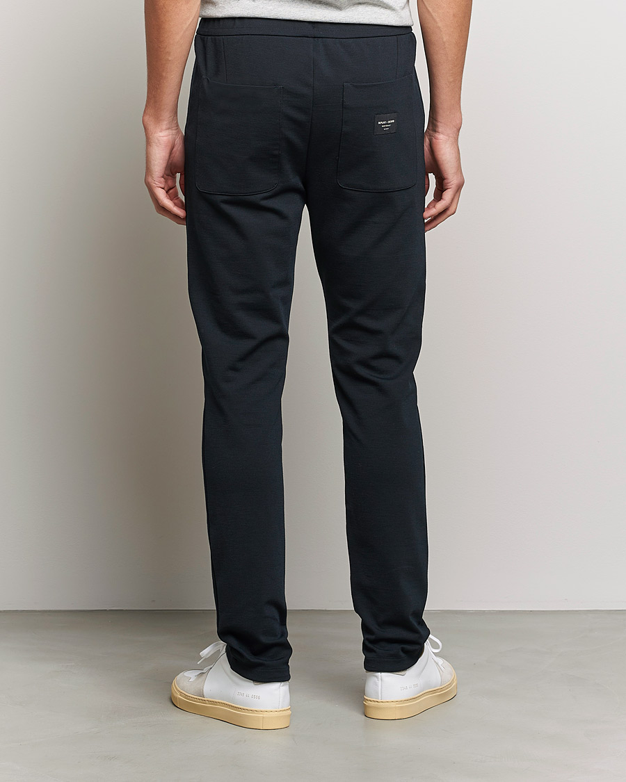 Herr | Byxor | Replay | Sartoriale Shiny Sweatpants Dark Blue