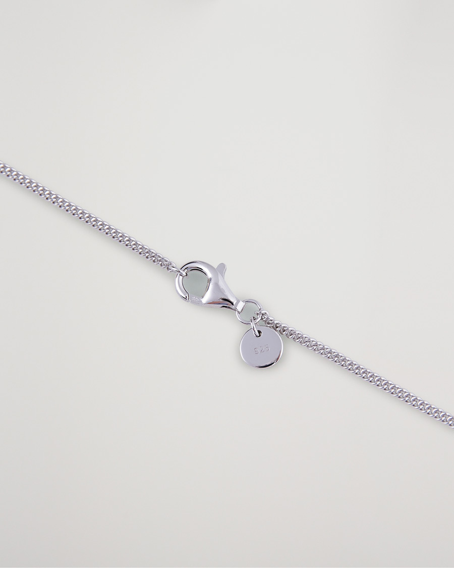 Herr | Contemporary Creators | Tom Wood | Curb Chain Slim Necklace Silver