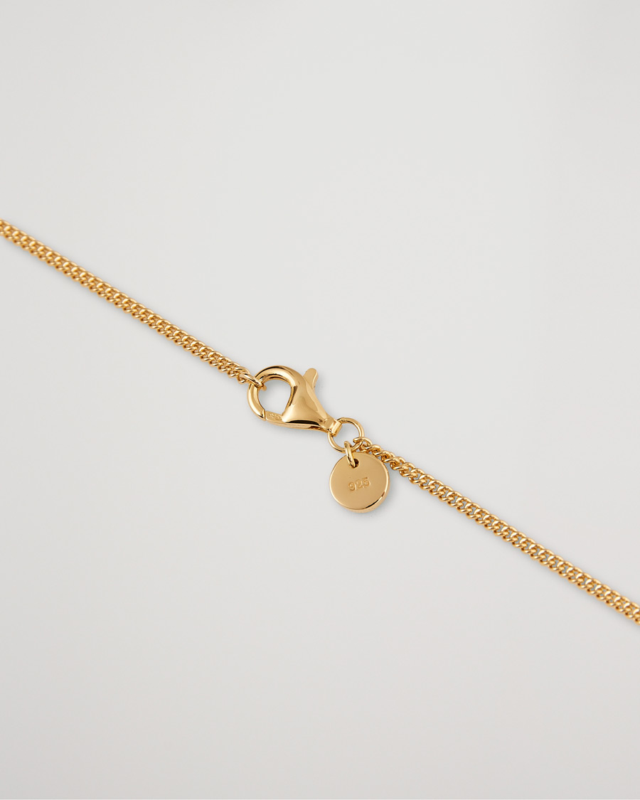 Herr | Avdelningar | Tom Wood | Curb Chain Slim Necklace Gold