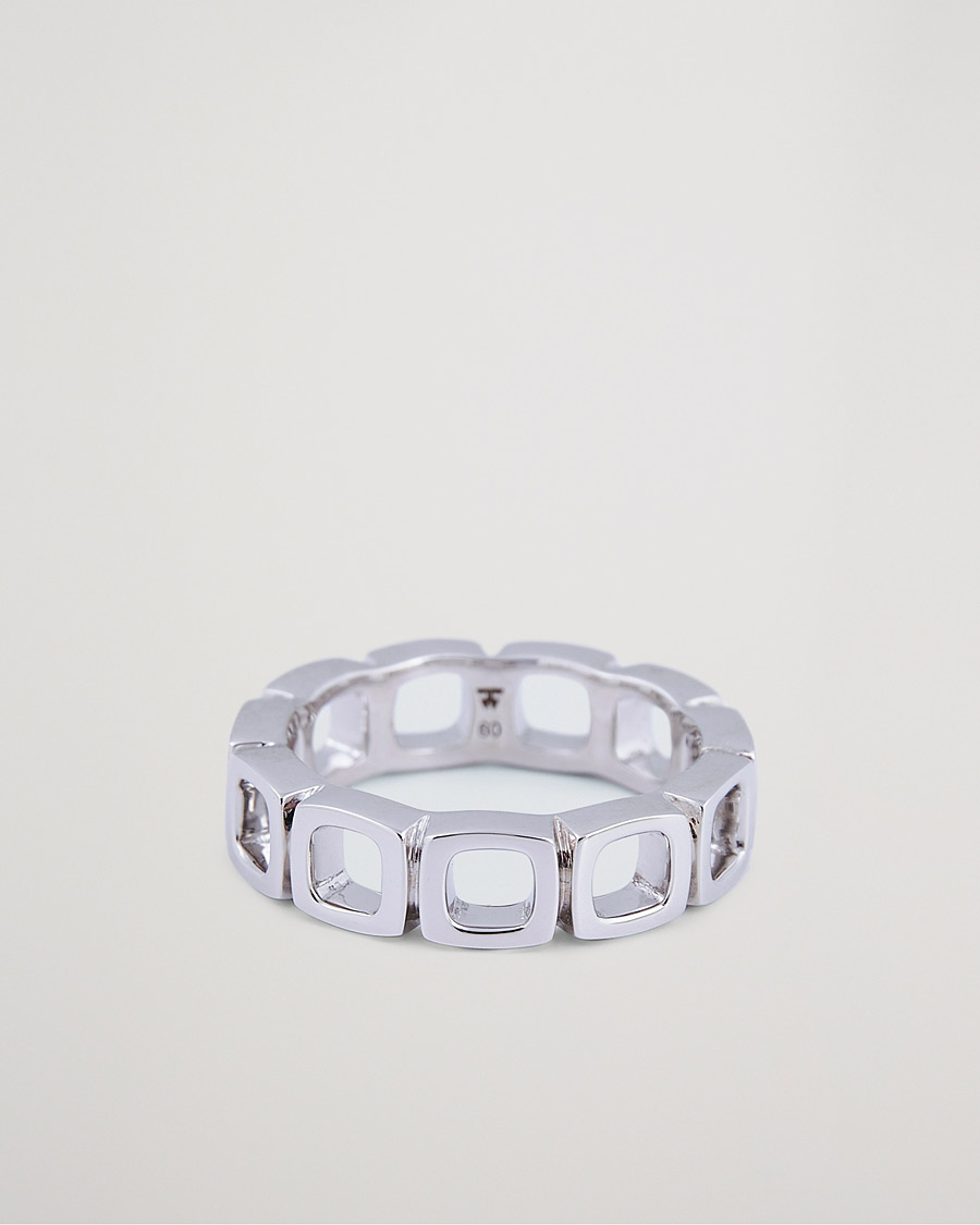 Herr | Tom Wood Cushion Band Open Ring Silver | Tom Wood | Cushion Band Open Ring Silver