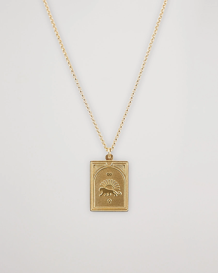 Herr | Smycken | Tom Wood | Tarot Strength Pendant Necklace Gold