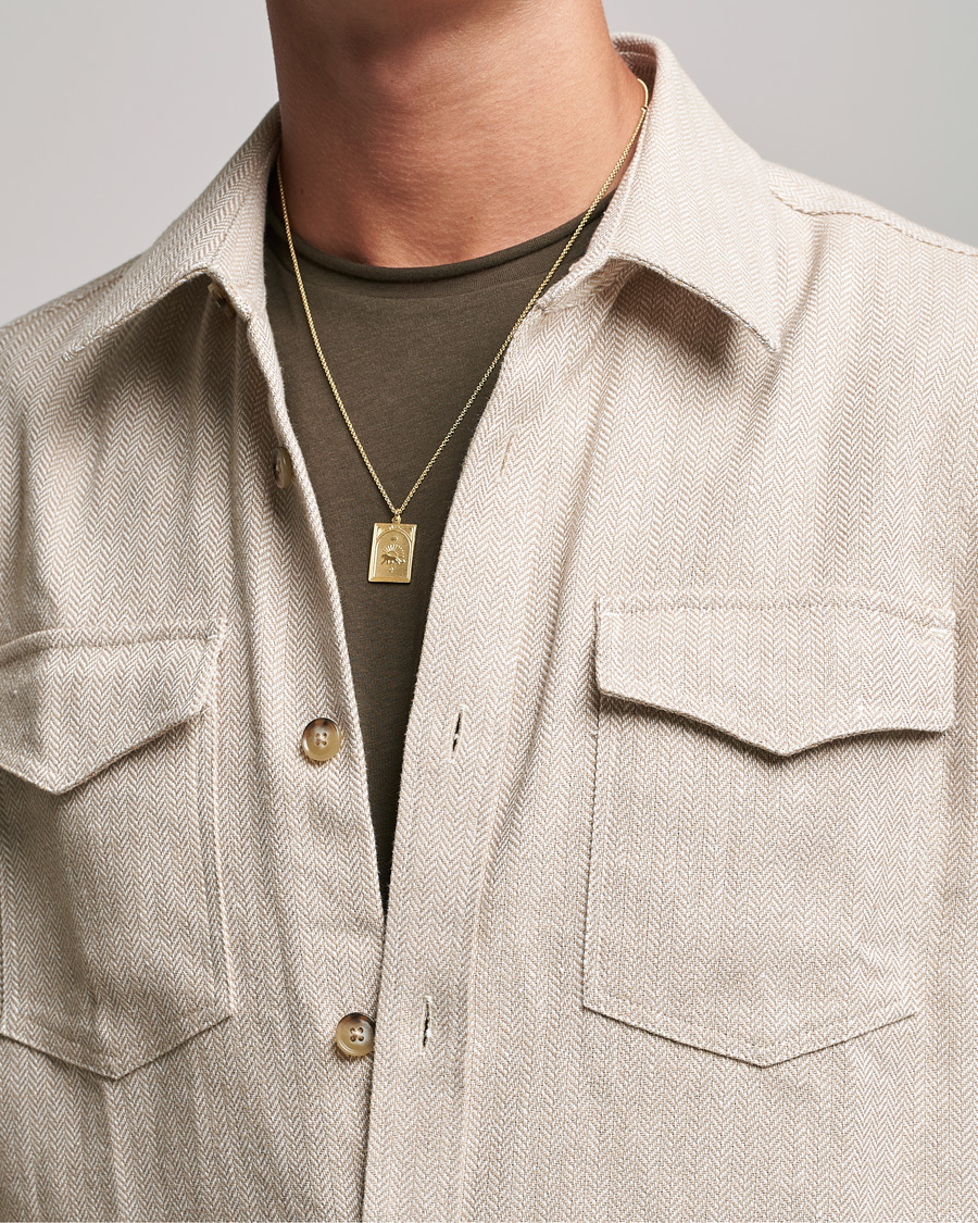 Herr | Contemporary Creators | Tom Wood | Tarot Strength Pendant Necklace Gold