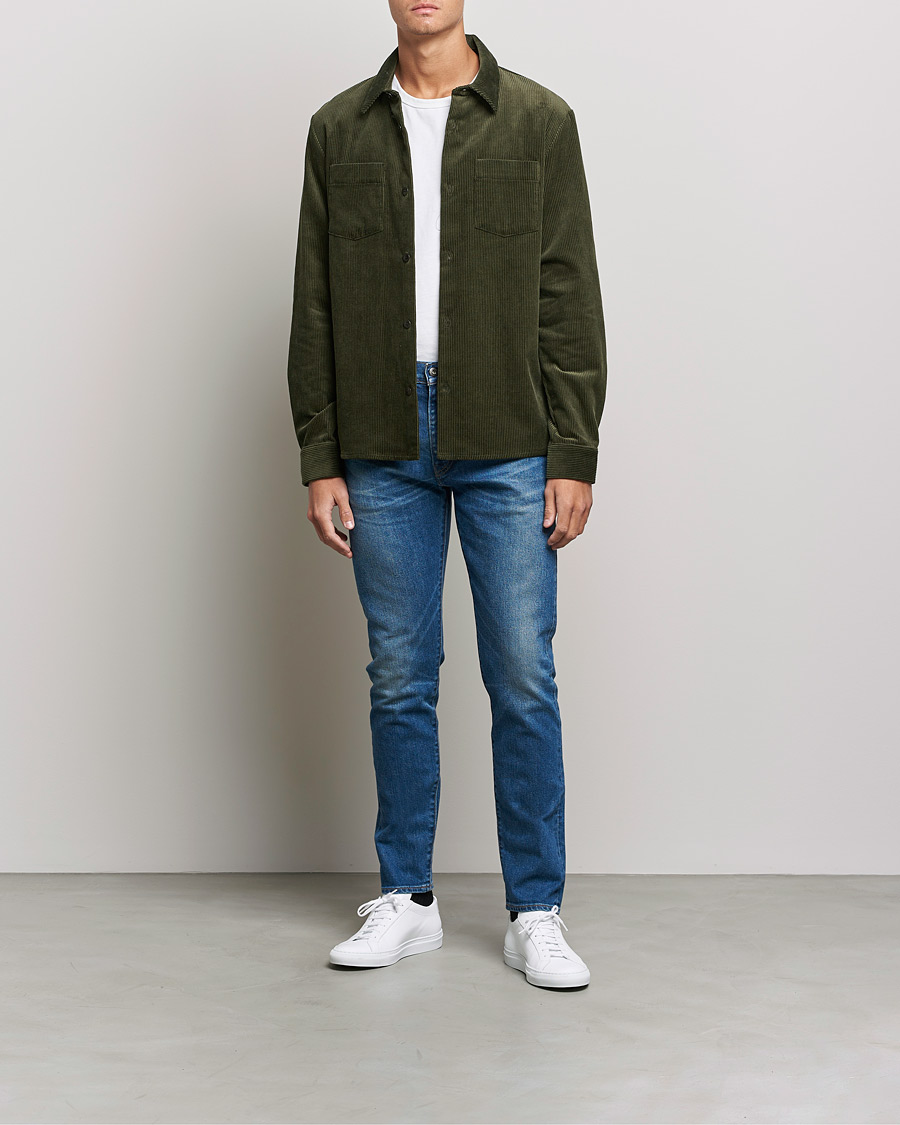Herr | Jeans | Levi's Made & Crafted | 512 Slim Fit Stretch Jeans Aokigahara Mij Indigo Worn