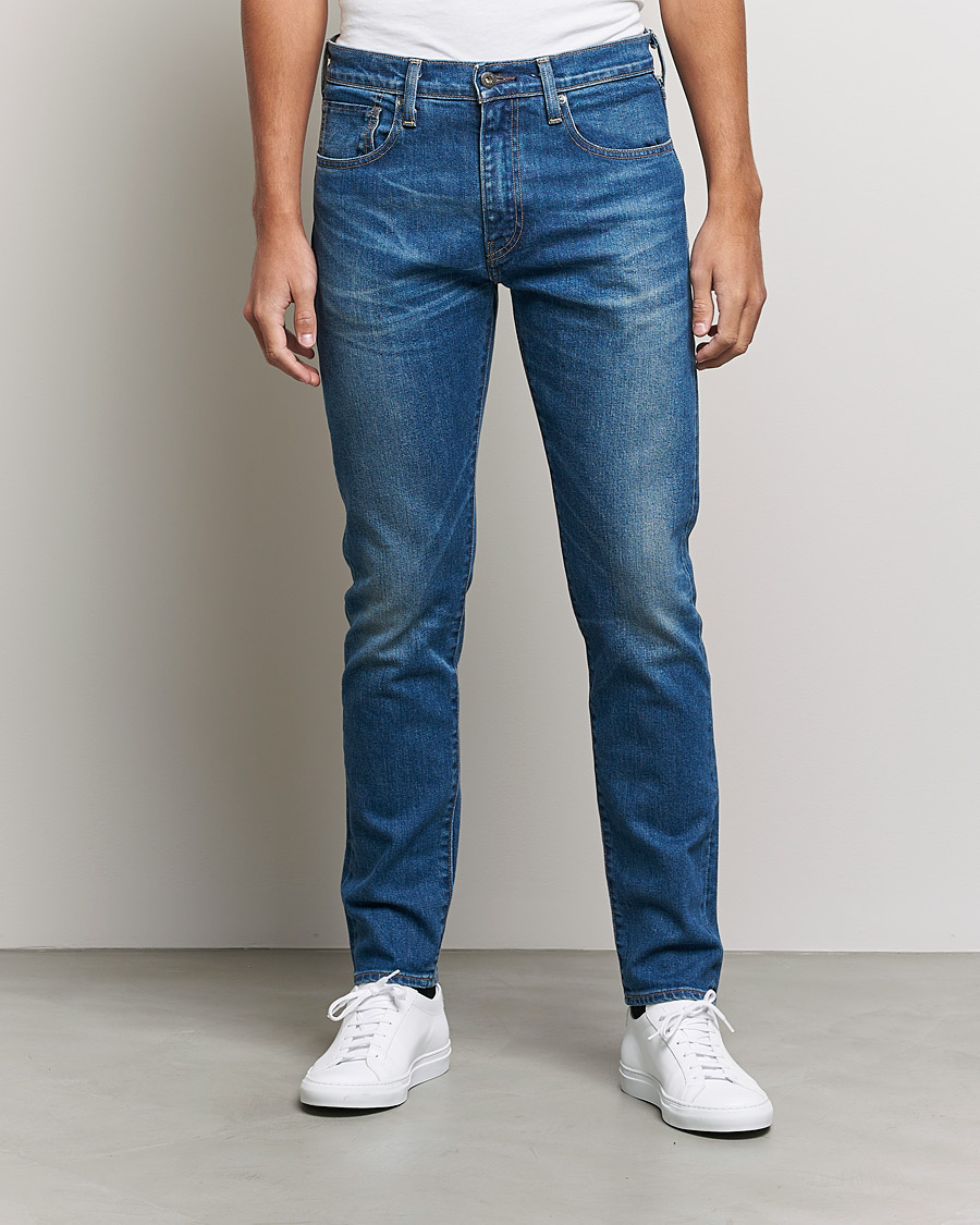 Herr | Jeans | Levi's Made & Crafted | 512 Slim Fit Stretch Jeans Aokigahara Mij Indigo Worn