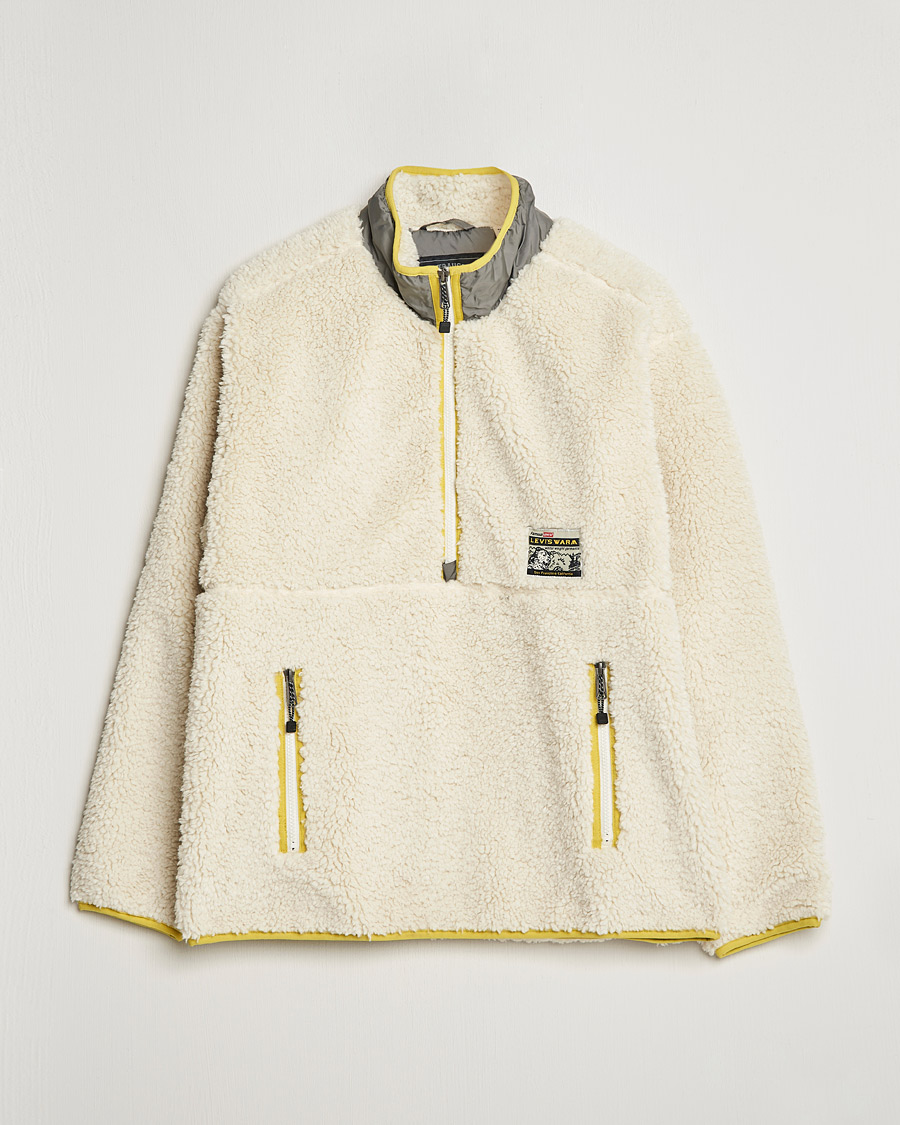 Herr | Tröjor | Levi's | Lakeside Mock Neck Jacket Natural