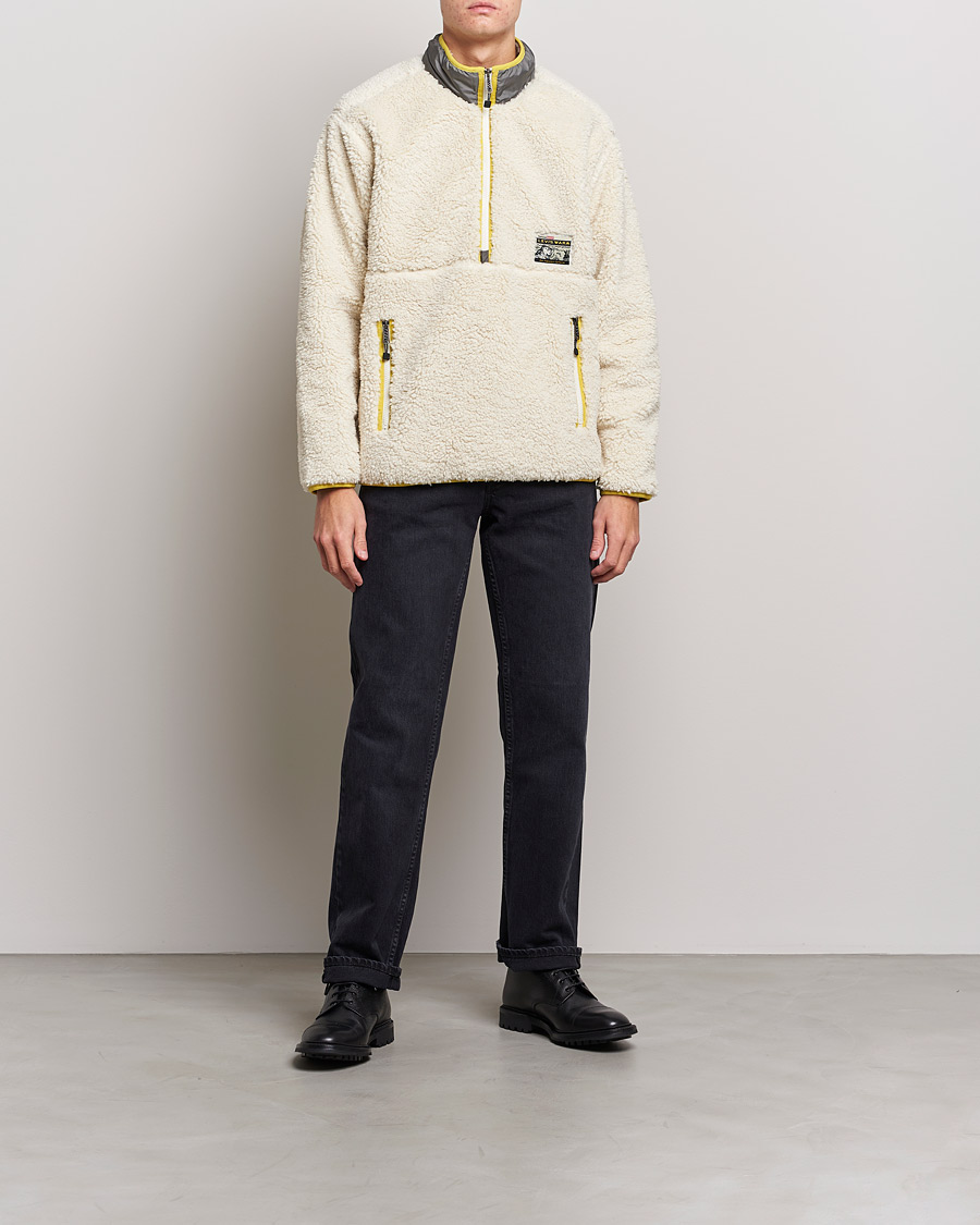 Herr | Tröjor | Levi's | Lakeside Mock Neck Jacket Natural