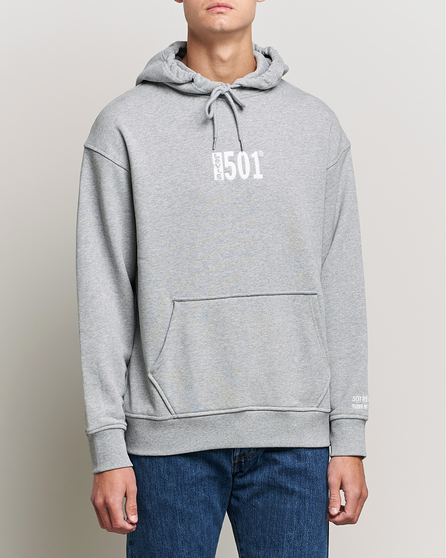 Herr |  | Levi's | Relaxed Graphic 501 Hoodie Grey