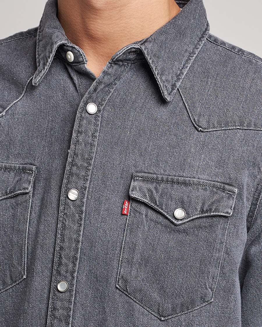 Herr | Skjortor | Levi's | Barstow Western Standard Shirt Gray Stonewash